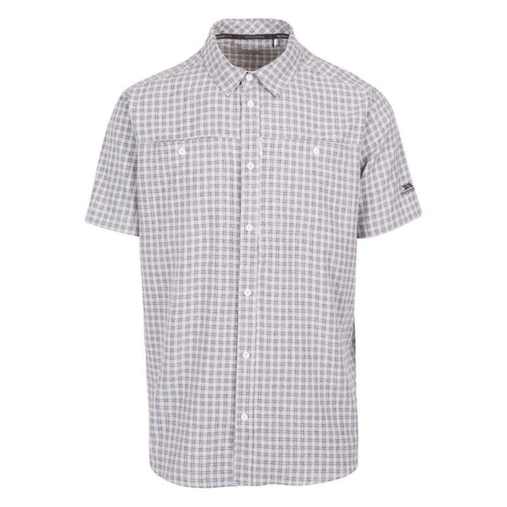 Trespass Mens Gilcrux Short-Sleeved Shirt / White